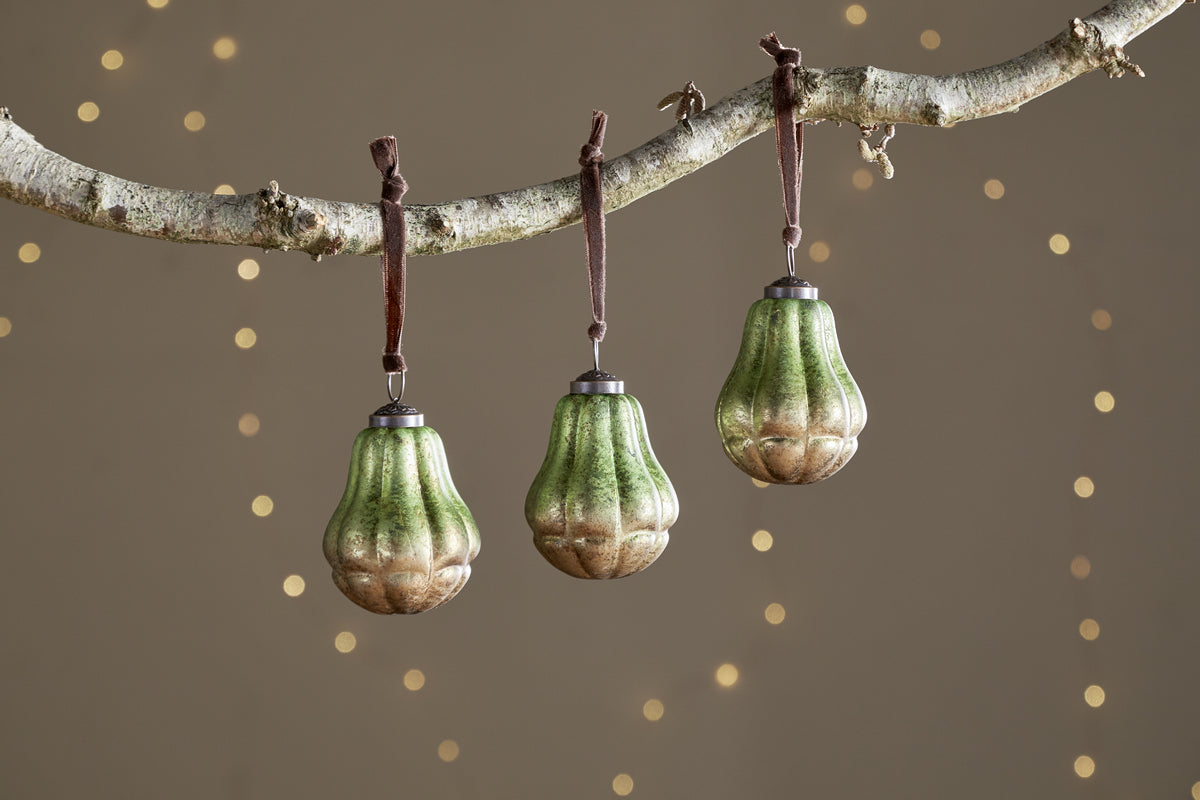 Jasaan Baubles - Green Smoke - (Set of 3)