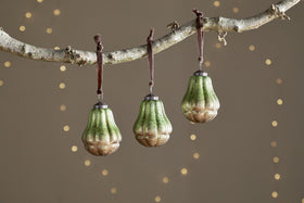 Jasaan Baubles - Green Smoke - (Set of 3)