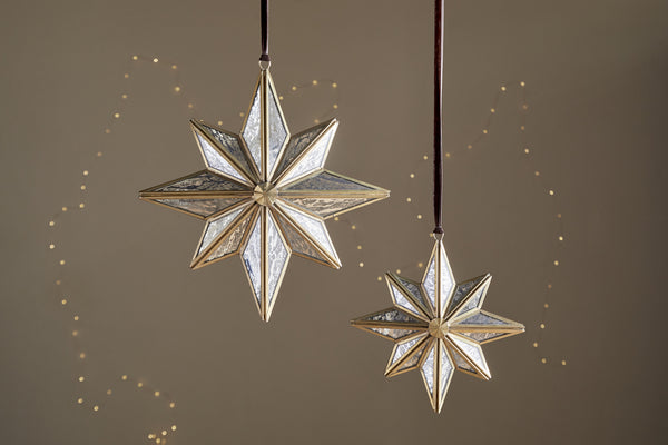 Taara Star Decoration - Antique Brass