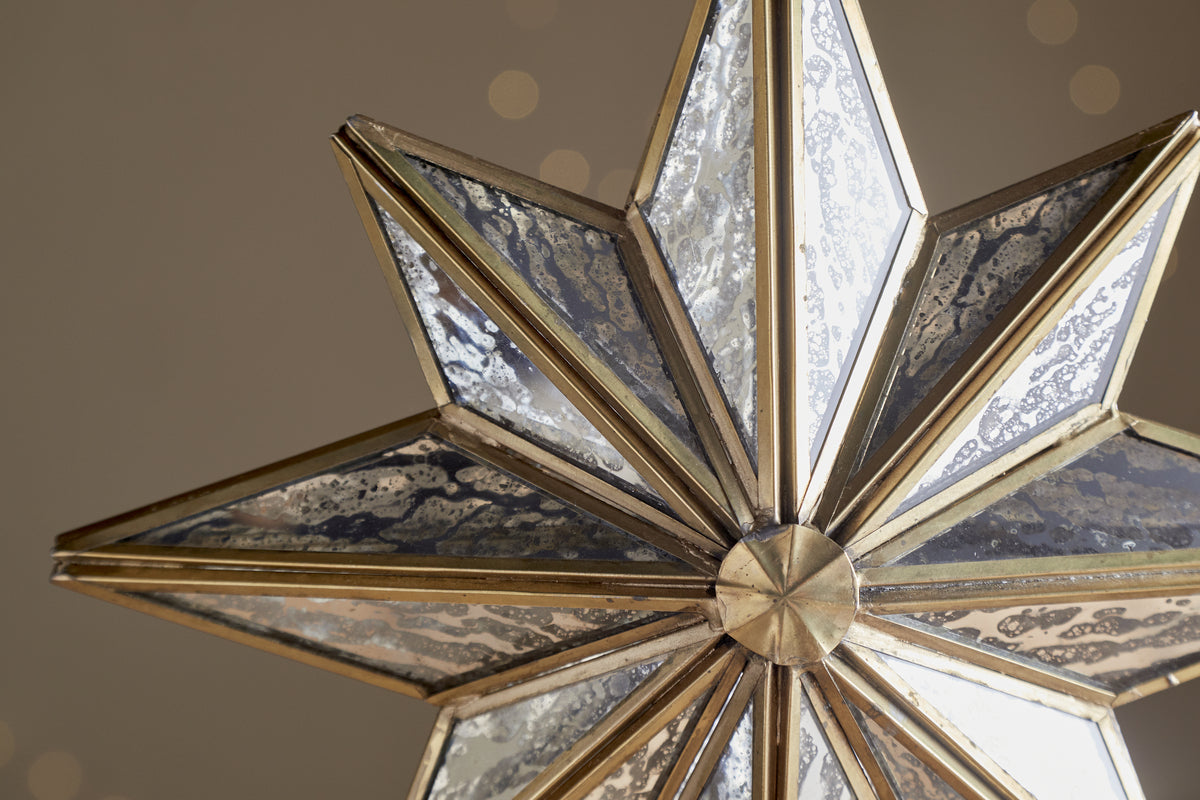 Taara Star Decoration - Antique Brass