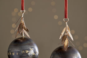 Kalira Baubles  - Black & Brass - (Set of 3)
