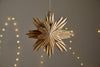 Amata Hanging Star - Antique Brass