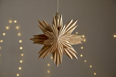 Amata Hanging Star - Antique Brass