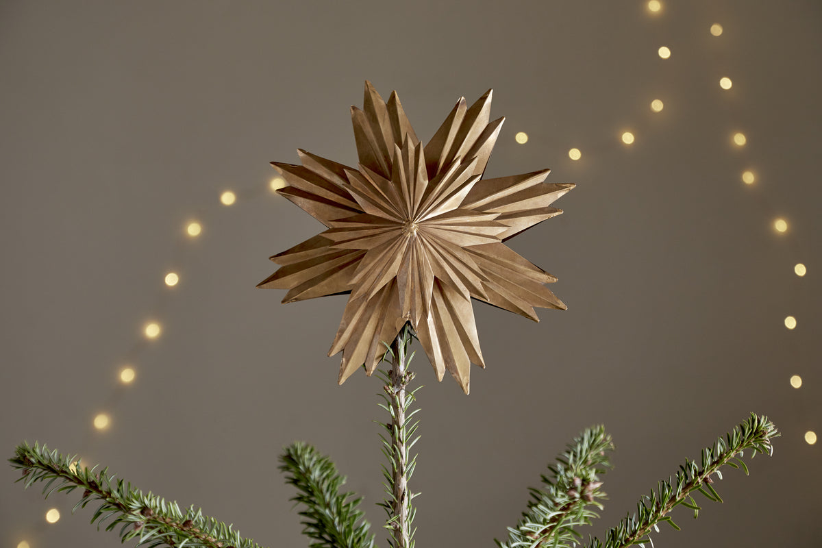 Amata Tree Topper - Antique Brass