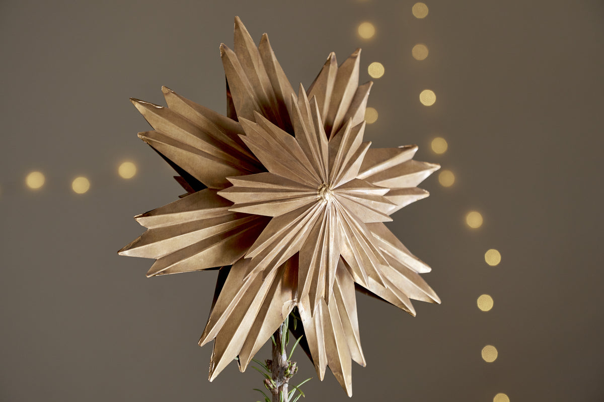 Amata Tree Topper - Antique Brass