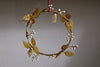 Parili Glass Wreath - Ochre