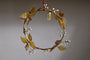Parili Glass Wreath - Ochre