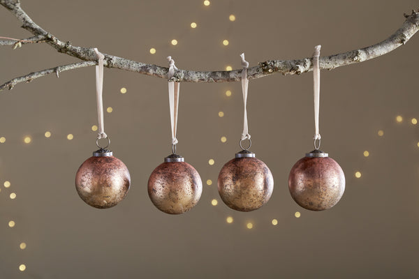 Pasali Baubles - Copper Smoke (Set of 4)