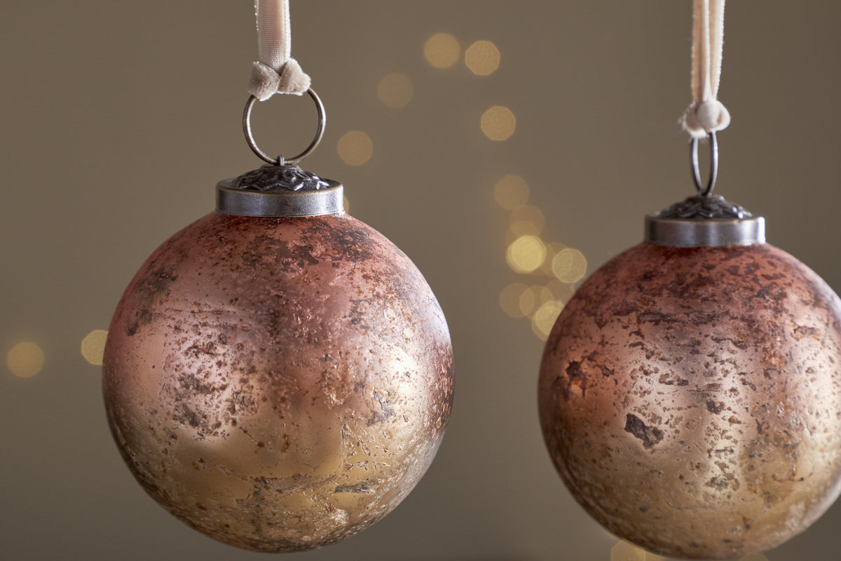 Pasali Baubles - Copper Smoke - (Set of 4)
