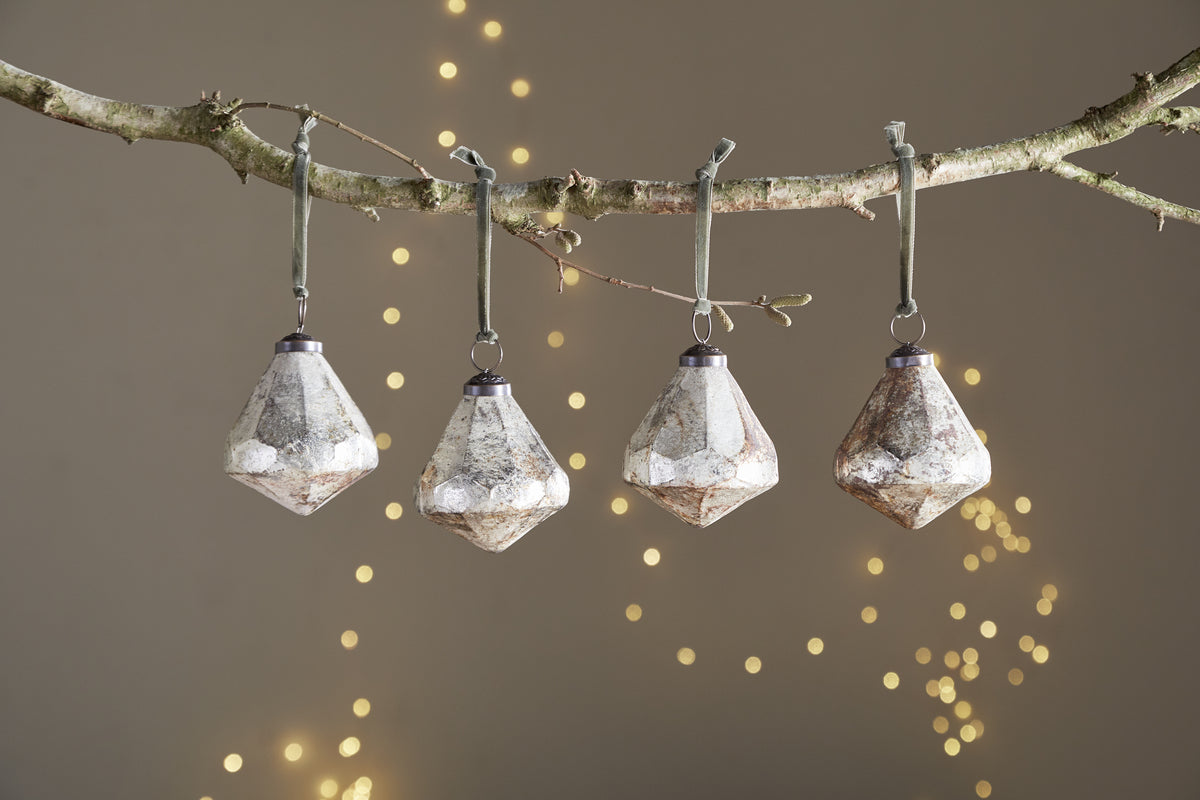 Tuala Baubles - Silver Rust - (Set of 4)