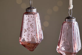 Ratnam Baubles - Mixed Antique Pink - (Set of 4)