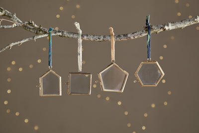 Tiny Kiko Box Decorations - Aged Antique (Set of 4)