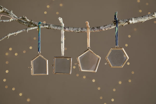 Tiny Kiko Box Decorations - Aged Antique (Set of 4)