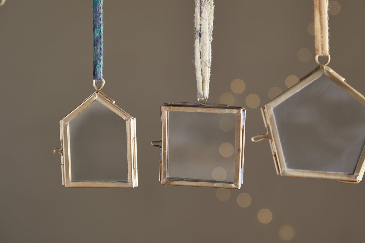 Tiny Kiko Box Decorations - Aged Antique (Set of 4)