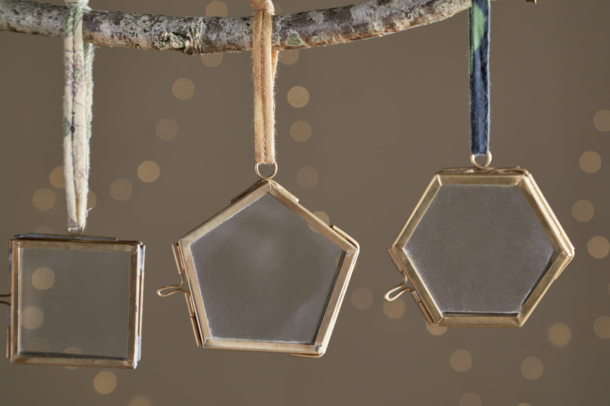 Tiny Kiko Box Decorations - Aged Antique (Set of 4)