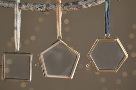 Tiny Kiko Frame Decorations - Aged Antique - (Set of 4)