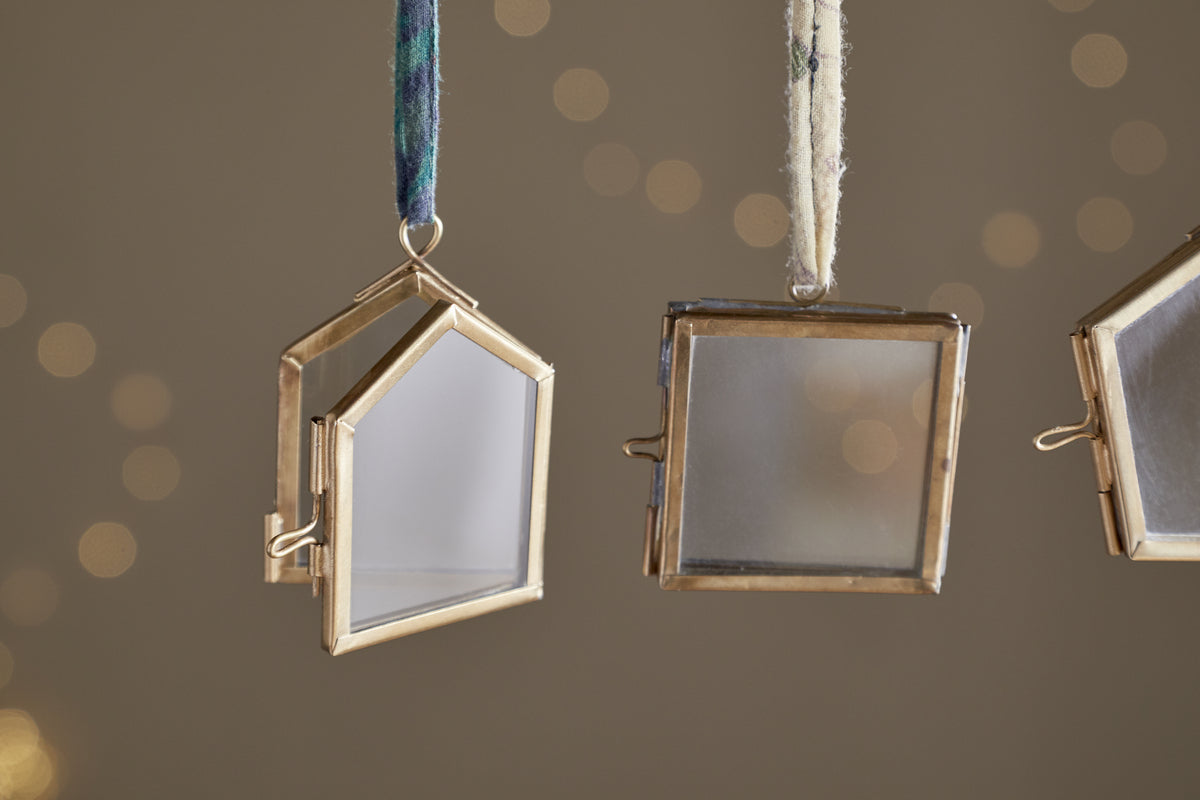 Tiny Kiko Box Decorations - Aged Antique (Set of 4)