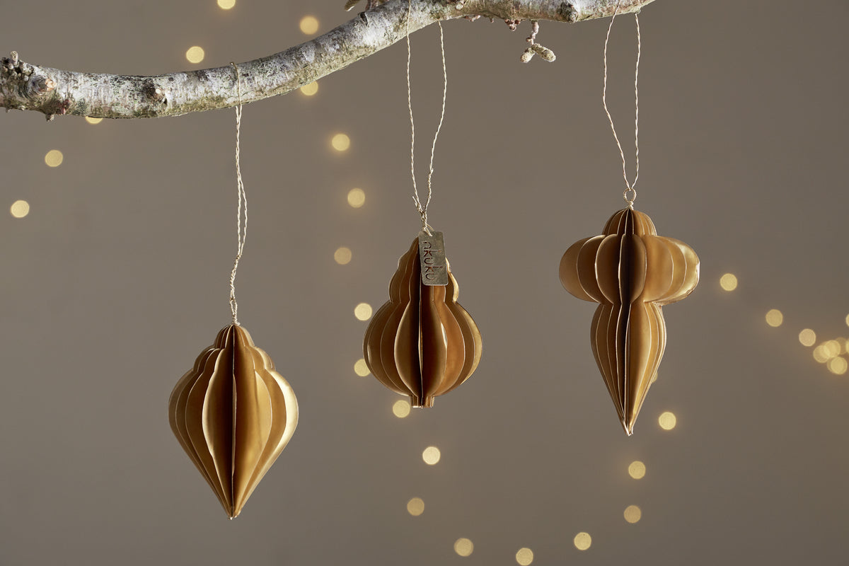 Amata Baubles - Antique Brass - (Set of 3)