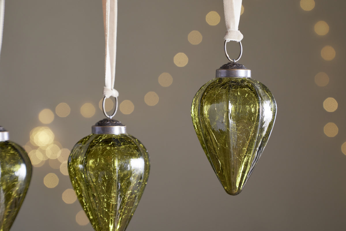Khela Baubles - Moss (Set of 4)