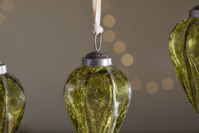 Khela Baubles - Moss - (Set of 4)