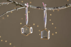 Tiny Kiko Box Decorations - Antique Brass - (Set of 2)