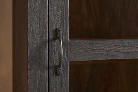 Valin Mango Wood & Glass Cabinet - Natural