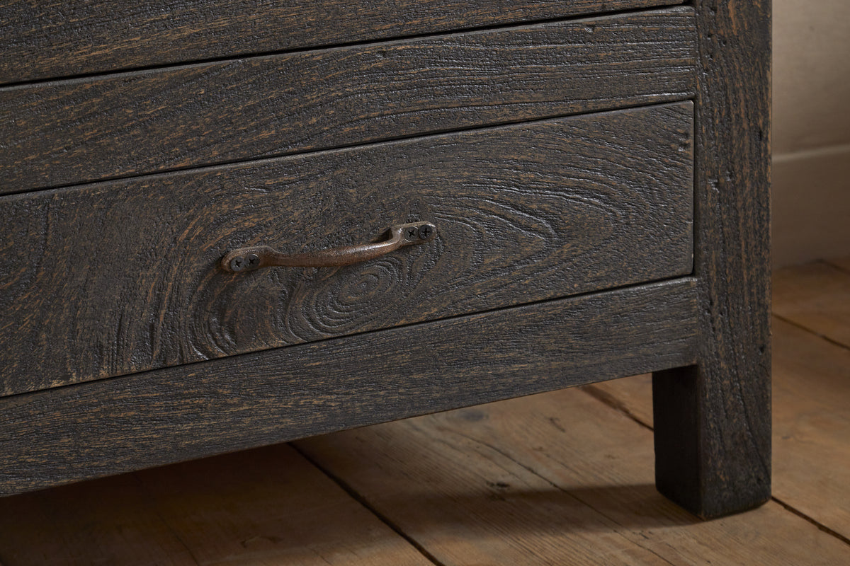 Valin Mango Wood & Glass Cabinet - Natural