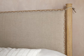 Sri Mango Wood Bed - Natural