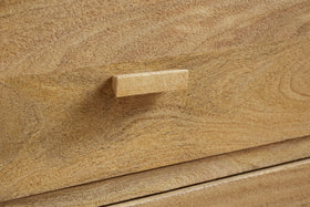 Sri Mango Wood Bedside Table - Natural