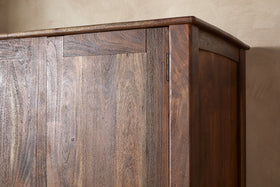 Anbu Acacia Wardrobe - Washed Walnut