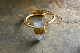 Darti Labradorite Ring - Gold