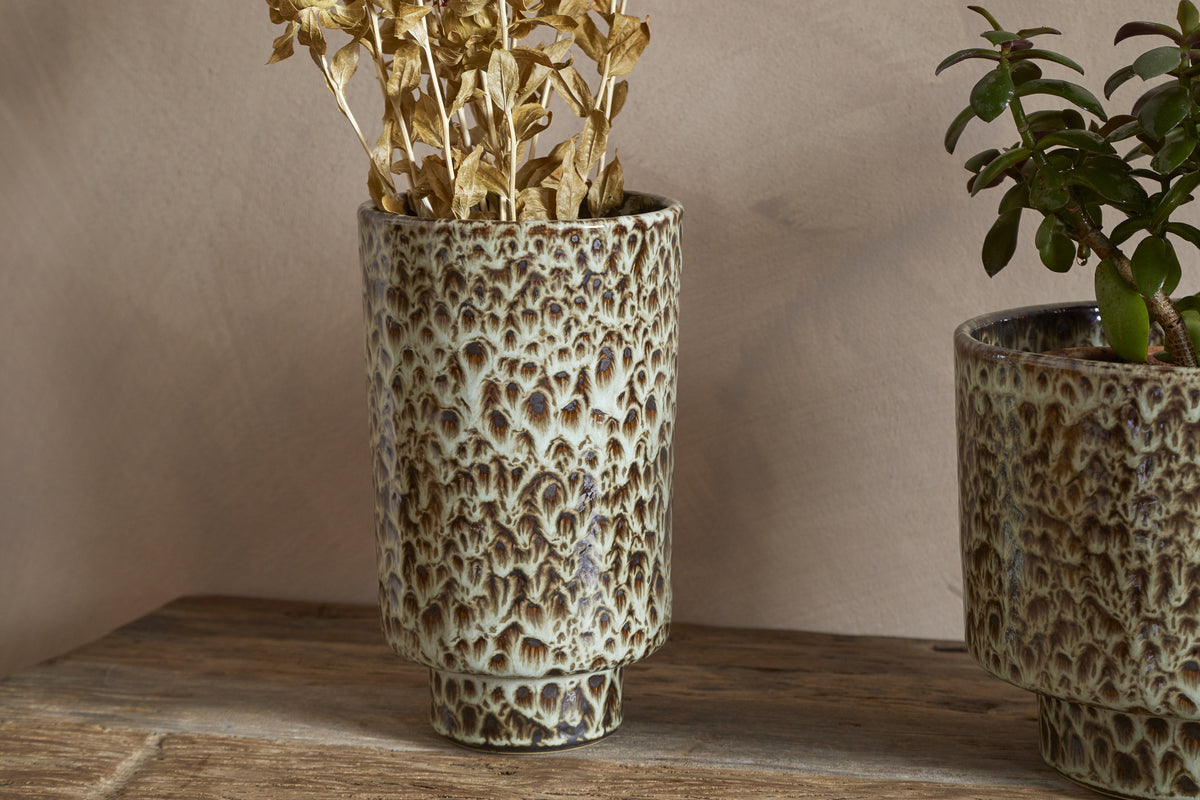 Uzuri Planter - Brown - Wide