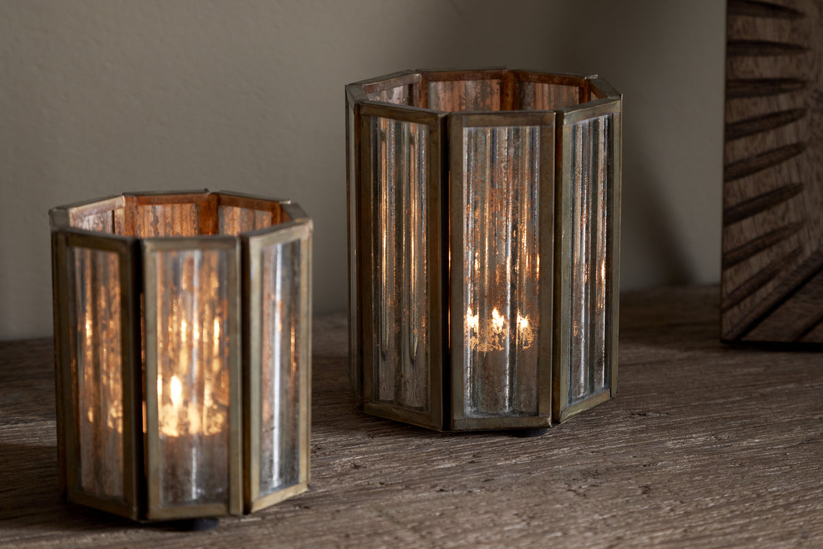 Tyma Tealight Holder - Brass
