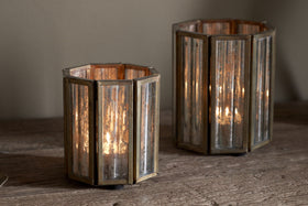 Tyma Tealight Holder - Brass