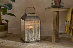 Ruala Lantern - Brass & Clear