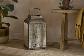 Ruala Lantern - Brass & Clear
