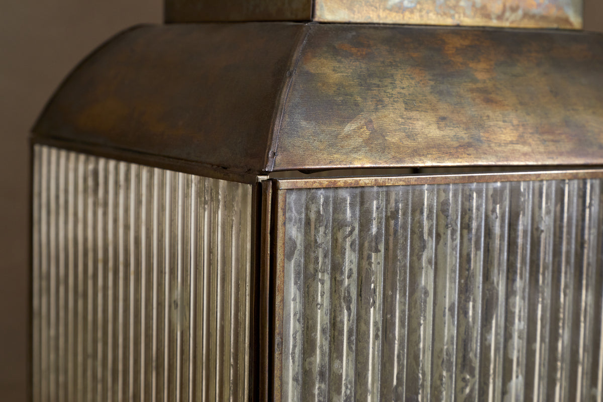 Ruala Lantern - Brass & Clear