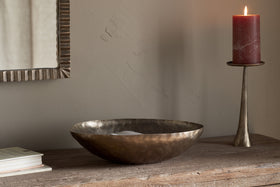 Malar Hammered Bowl - Brass