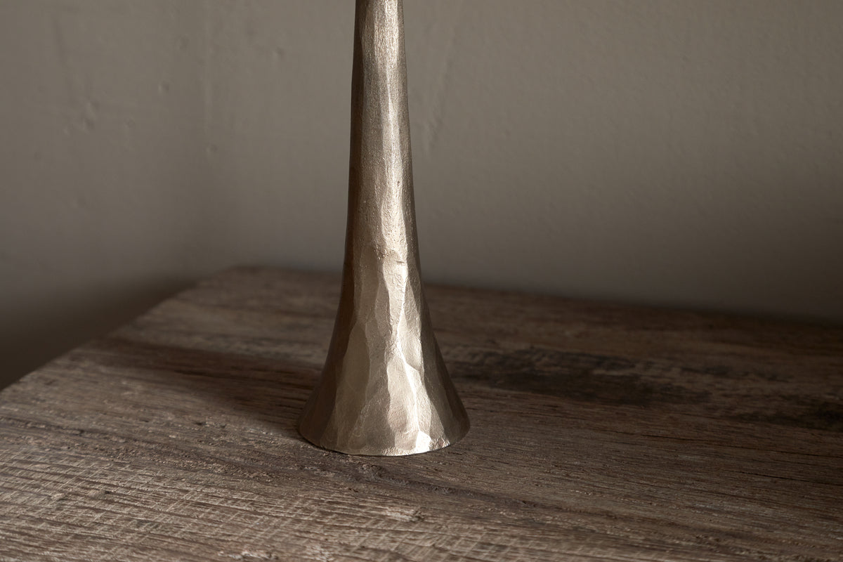 Lora Pillar Candle Holder - Brass