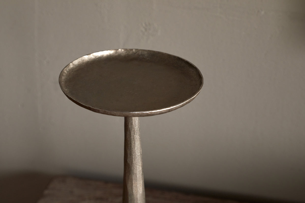 Lora Pillar Candle Holder - Brass
