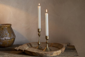 Aarya Candlestick - Brass - (Set of 2)