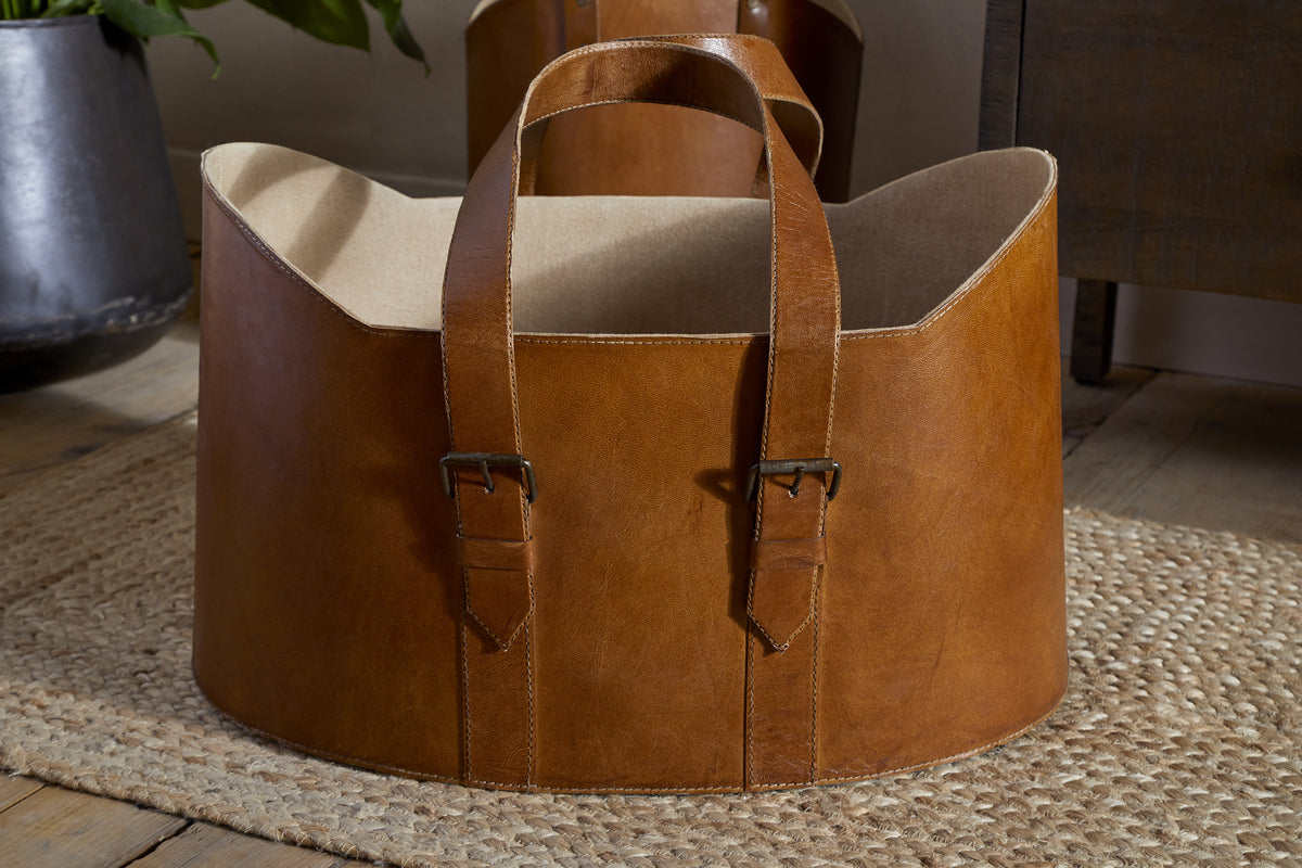Panasi Leather Storage - Tan
