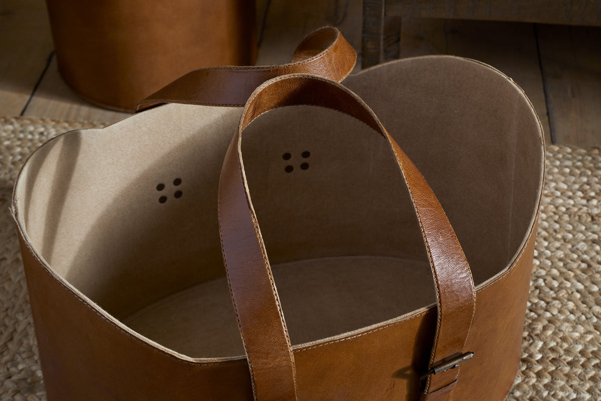 Panasi Leather Storage - Tan