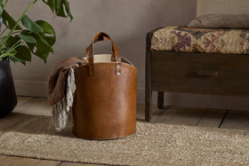 Panasi Leather Storage - Tan