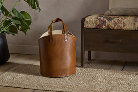 Panasi Leather Storage - Tan