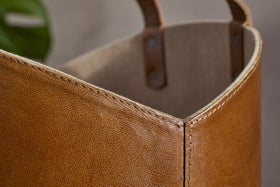 Panasi Leather Storage - Tan