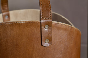 Panasi Leather Storage - Tan