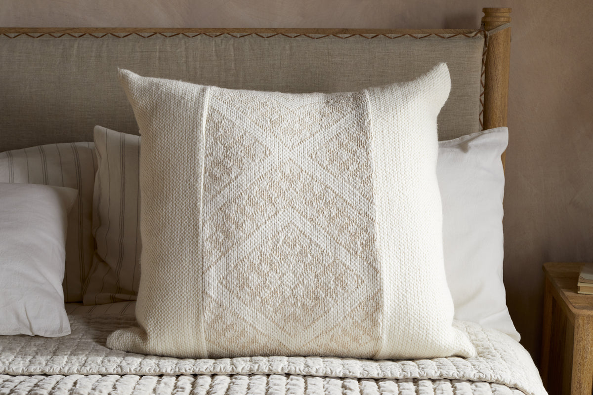 Girja Merino Cushion Cover - Cream - 65 x 65cm