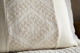 Girja Merino Cushion Cover - Cream - 65 x 65cm