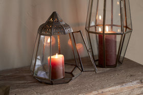 Nyiruan Lantern - Brass & Clear